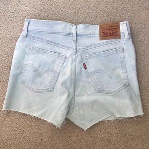 High Rise Denim Shorts NWOT